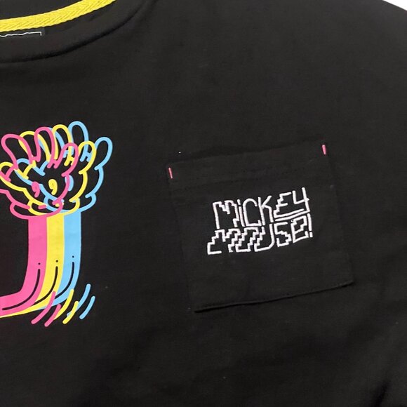 Disney Mickey Mouse Artist Series T Shirt Medium Short Sleeve Black Rafael Faria - Picture 5 of 6